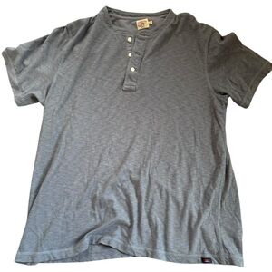 Faherty Gray Casual Henley